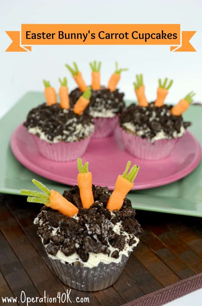 Easter Bunny's Carrot Cupcakes