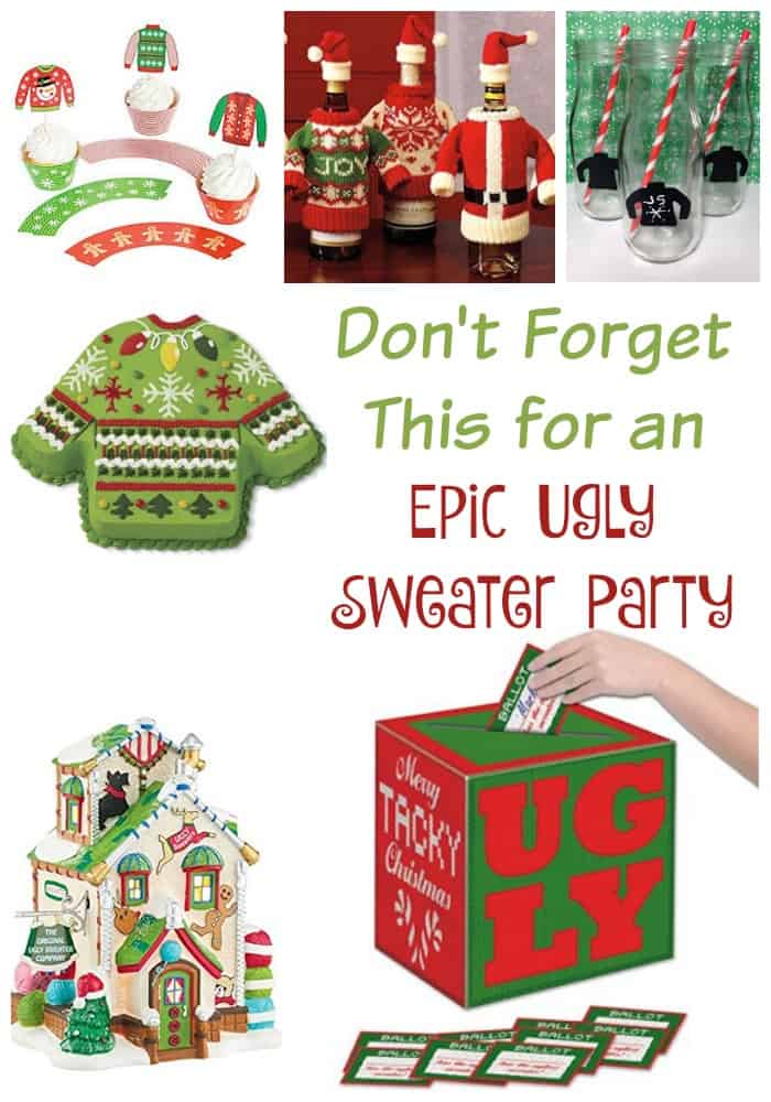 Don't Forget This for an  Epic Ugly Sweater Christmas Party