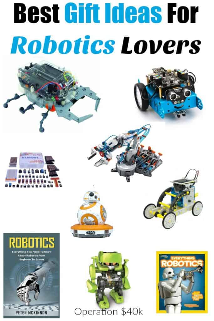 Best Gift Ideas For Robotics Lovers! Don't miss out on these great tips for what to buy the person in your life that loves robots!
