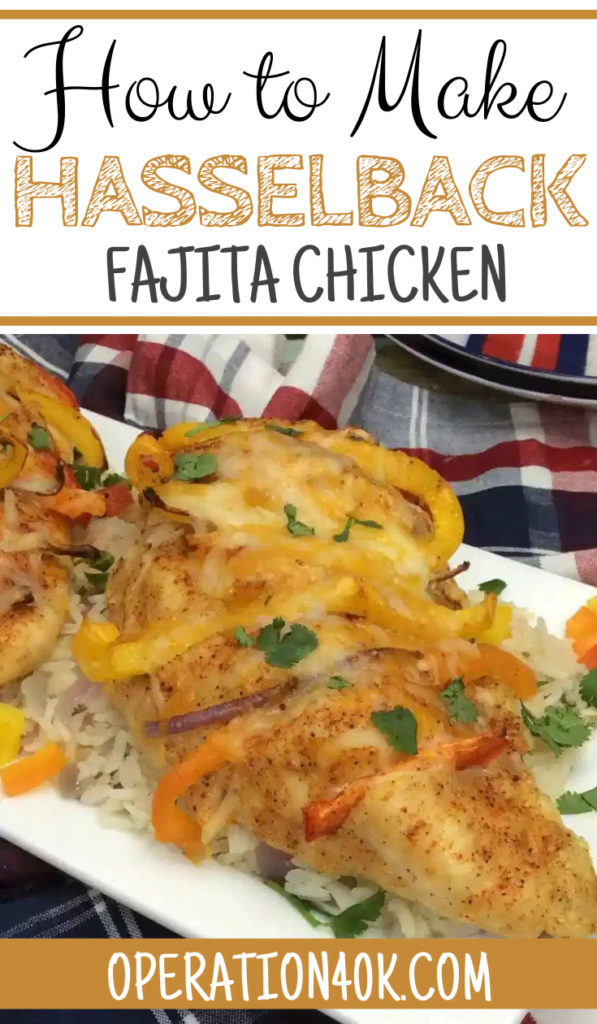 The Perfect Air Fryer Recipe: Hasselback Fajita Chicken