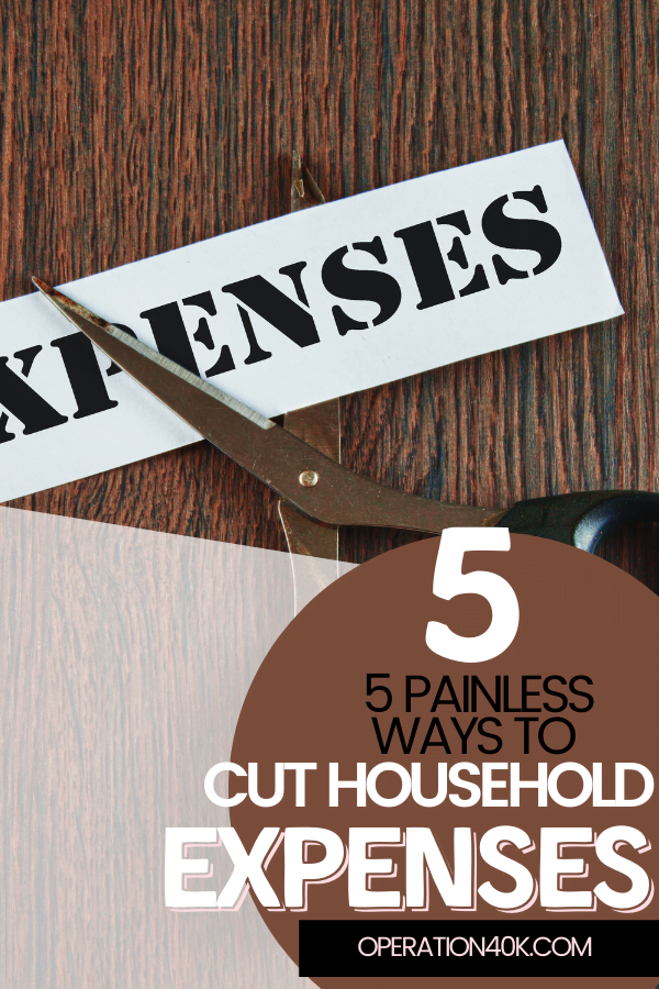 5 Painless Ways to Cut Household Expenses: 5 Tips to Save Money