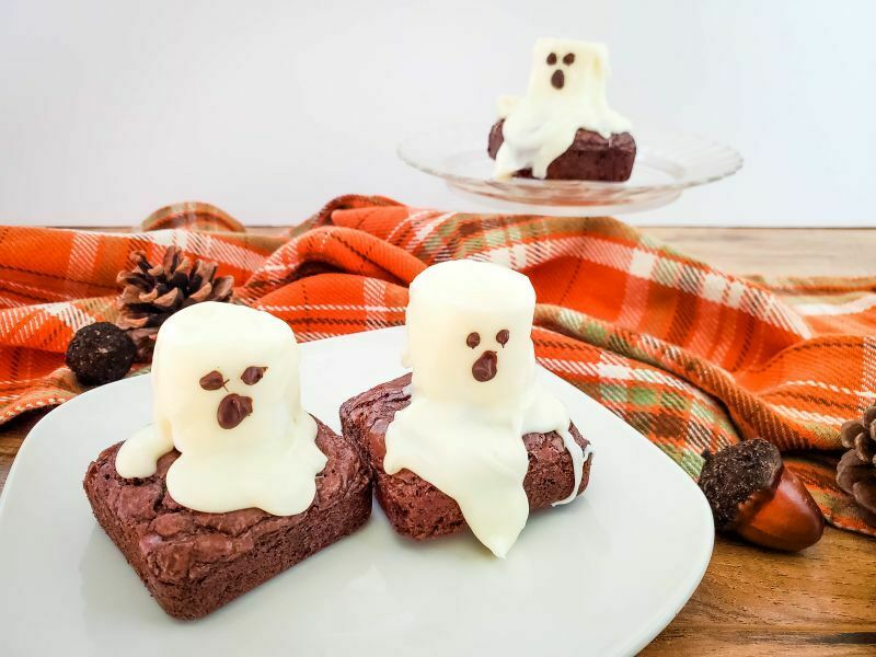 how to make the best marshmallow ghost brownies ever